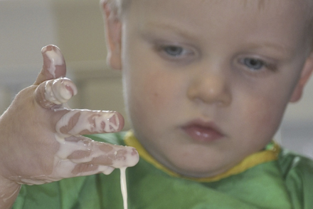 Little Harriers - Little Toddlers, outside slide